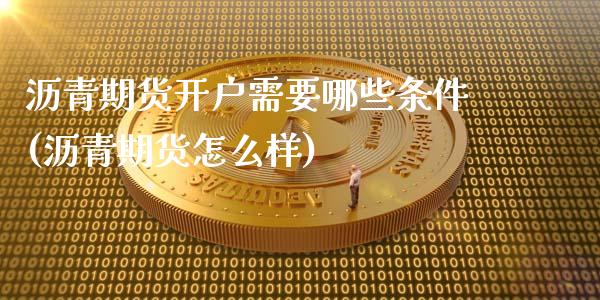 沥青期货开户需要哪些条件(沥青期货怎么样)_https://www.shkeyin.com_国际期货直播_第1张