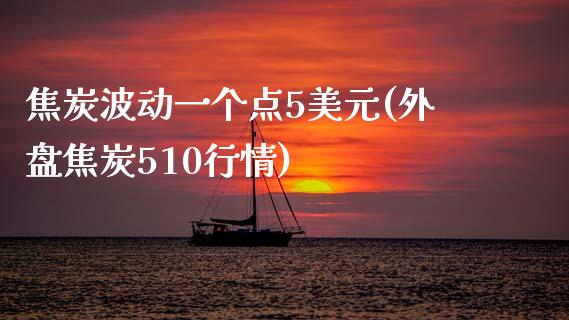 焦炭波动一个点5美元(外盘焦炭510行情)_https://www.shkeyin.com_恒生指数直播_第1张