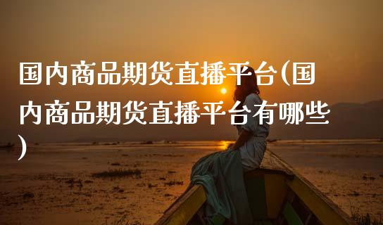 国内商品期货直播平台(国内商品期货直播平台有哪些)_https://www.shkeyin.com_期货直播_第1张