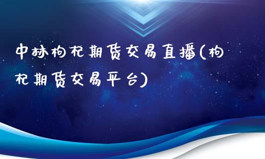 中林枸杞期货交易直播(枸杞期货交易平台)_https://www.shkeyin.com_期货直播_第1张